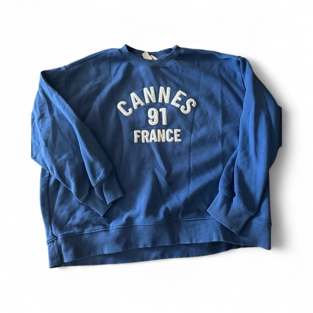 Women’s Sweatshirt with Cannes Print XL - Picture 2 of 2
